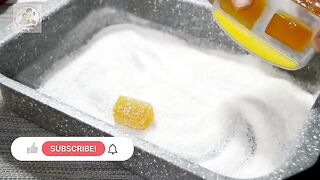 Mango gummy candy  Mango jelly candy  Jello Candy Recipe  Gummy Candy Recipe  Chachis Guide
