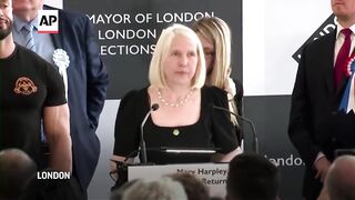 Labour’s Sadiq Khan wins third term as London mayor.