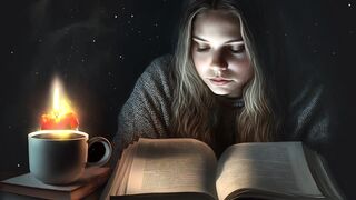Mulher, Livro, e Vela