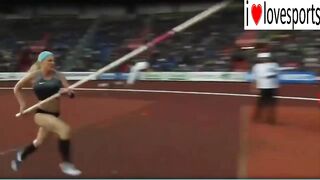 Sad moments for the pole vault champion Sandi Morris
