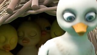 duck dans funny video baby duck