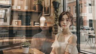 Relax with a cup of coffee, a relaxing afternoon in a cozy cafe. ☕