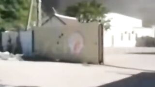 ГОРИ СКЛАД НА РУСКАТА АРМИЯ В СИМФЕРОПОЛ