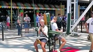 Kan Kan will love to sit on this swing