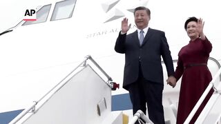 China's President Xi Jinping arrives in Paris on first trip to Europe in 5 years.