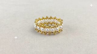 Easy Beaded Ring_