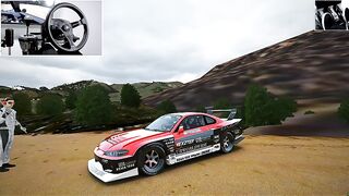 1000BHP Liberty Walk S15 | Drifting Santa Monica Mountains w/Traffic - Assetto Corsa