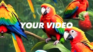 Parrots beauty