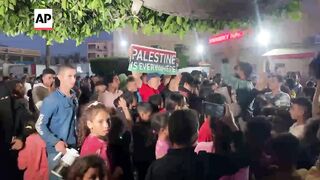 Celebrations in Deir al-Balah after Hamas accepts cease-fire proposal
