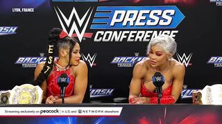 Belair _ Cargill praise the Women’s division_ WWE Backlash France Press Conference highlights