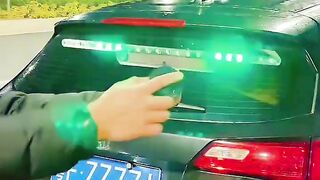 ×Voyant d'avertissement anti-collision arrière solaire automobile général#viralvideo #youtubeshorts