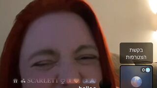 An amazing and interesting girl in a live broadcast