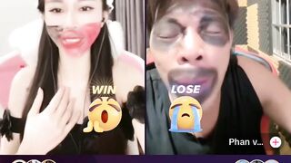An amazing and interesting girl in a live broadcast