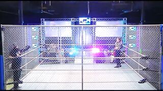 Hyan vs AQA - Steel Cage Match - (Reality of Wrestling)