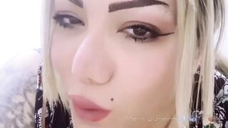 An amazing and interesting girl in a live broadcast