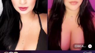 An amazing and interesting girl in a live broadcast