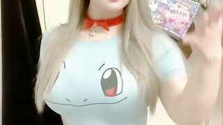 Big breasted girl looks like a doll#fyp