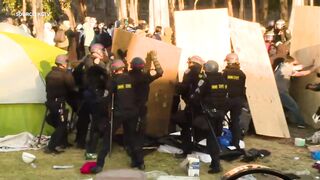 Gaza Solidarity encampment at UC San Diego cleared
