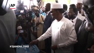 Chad holds presidential election after years of military rule.