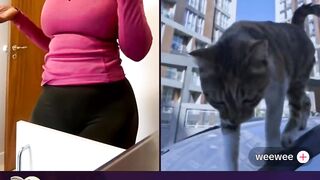 An amazing and interesting girl in a live broadcast - worth watching!