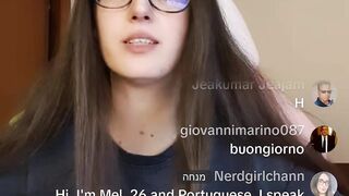 An amazing and interesting girl in a live broadcast - worth watching!