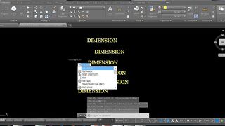 Text autocad