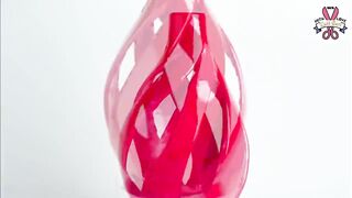 Table lamp making || Plastic bottle Corner Flower vase || Lighting lamp making
