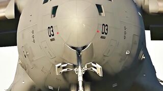 Watch majestic C-17 Globemaster taking-off simulation #IADN