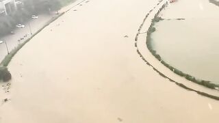 China heavy down pour