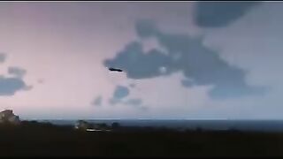 إغراق مدمره في البحر