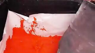 Behind The Scenes: Crafting Polyurethane PU Sponge Orange Foam Sheets!