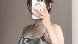 Xialano, striped tank top