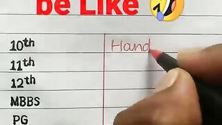 Doctors Hand writting Amazing Transformation