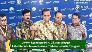 Jokowi Resmikan IDTH, Diklaim Sebagai Laboratorium Telekomunikasi Terbesar se-Asia Tenggara