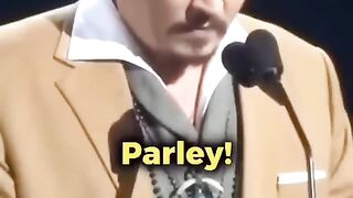 Johnny Depp’s inner jack sparrow took over