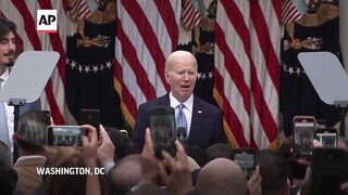 Biden touts record, hits Trump, at White House Cinco de Mayo event.