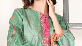 Casual lawn printed outfits for young