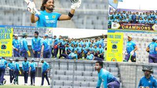 বিজয়ের সেঞ্চুরিতে অপরাজিত চ্যাম্পিয়ন আবাহনী,