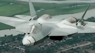 Pesawat Tempur Siluman S-57 melolong begitu keras