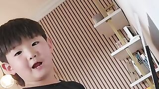 He was able to see just how talented his mom is - “he’s better than me at everything else”