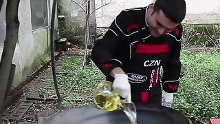 cooking meat