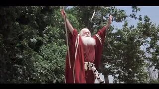 Moses parts the red sea