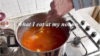 What I eat in a week at my nonna's in Italy ????