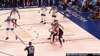 The intense defense of the Minnesota Timberwolves’ against the Denver Nuggets.