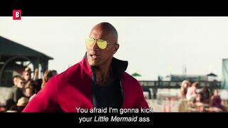 Zac Efron VS Dwayne Johnson in the Big Boys Competition | Baywatch