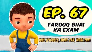Jan Cartoon in Urdu __ Farooq Bhai Ka Exam __ Official Cartoon Remastered __ S01 E67