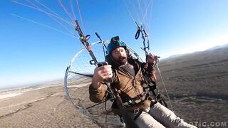 Catastrophic mid-air paraglider failure