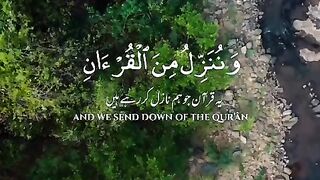 Listening to this Surah again and again brings peace