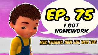 Jan Cartoon in Urdu __ I Got Homework __ Official Cartoon Remastered __ S01 E75