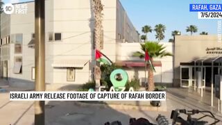 Israeli Army Release Footage Of Tanks At Rafah Border | 10 News First